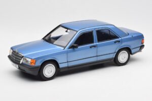 Mercedes 190E W201 Diamond Azul Edición Dealer Norev 1:18 B66040661 Metal