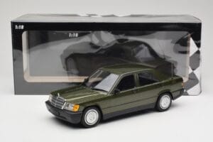 Mercedes 190E W201 Verde Metalizado Minichamps 1:18 155037001 Metal - imagen 6 de 6