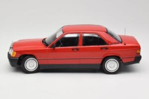 Mercedes 190E W201 Rojo Minichamps 1:18 155037000 Metal - imagen 3 de 6