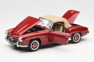 Mercedes 190SL W198 Rojo AUTOart 1:18 76116 Metal - imagen 2 de 8