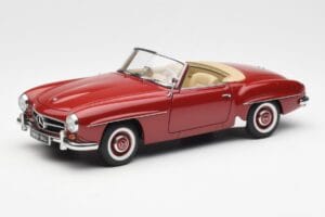 Mercedes 190SL W198 Rojo AUTOart 1:18 76116 Metal