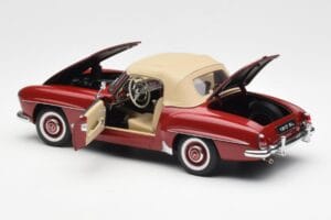 Mercedes 190SL W198 Rojo AUTOart 1:18 76116 Metal - imagen 5 de 8