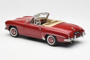 Mercedes 190SL W198 Rojo AUTOart 1:18 76116 Metal - imagen 7 de 8