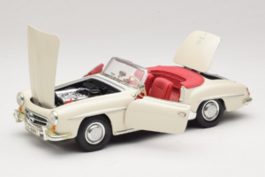 Mercedes 190SL Blanco Maisto 1:18 50274 Metal - imagen 2 de 8