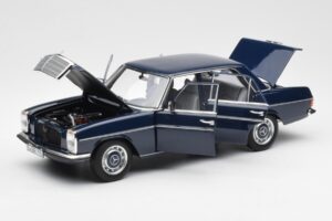 Mercedes 200 W114 Midnight Azul Edición Dealer Norev 1:18 B66040694 Metal - imagen 2 de 8