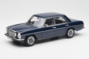Mercedes 200 W114 Midnight Azul Edición Dealer Norev 1:18 B66040694 Metal