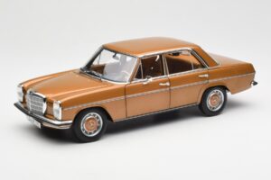 Mercedes 200 W115 Bycane Dorado Edición Dealer Norev 1:18 B66040665 Metal