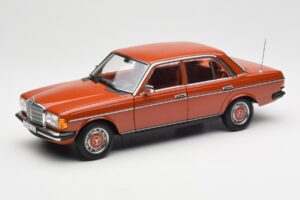 Mercedes 200 W123 English Rojo Edición Dealer Norev 1:18 B66040653 Metal