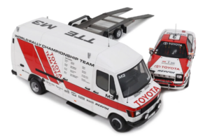 Mercedes 208D + Toyota Celica ST165 Gr.A RAC Safari 1990 Otto 1:18 OT480 Resina - imagen 2 de 4