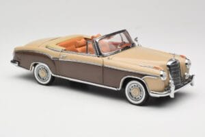 Mercedes 220 SE W128 Cabriolet Rojo Bronce Sun Star 1:18 3572 Metal - imagen 6 de 8