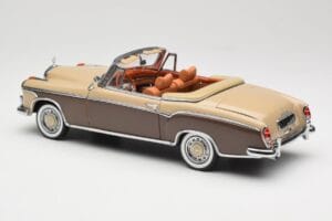Mercedes 220 SE W128 Cabriolet Rojo Bronce Sun Star 1:18 3572 Metal - imagen 7 de 8
