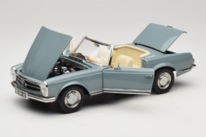 Mercedes 230 SL W113 Horizon Blue Norev 1:18 183992 Metal - imagen 2 de 9