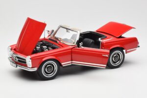 Mercedes 230 SL W113 Pagoda Rojo Norev 1:18 B660640596 Metal - imagen 2 de 8