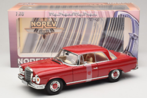 Mercedes 280 SE Coupé Rojo Norev 1:18 183527 Metal - imagen 6 de 6