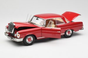 Mercedes 280 SE W108 Rojo Norev 1:18 193527 Metal - imagen 2 de 8