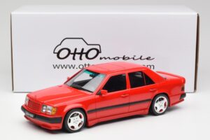 Mercedes 300E W124 6.0 AMG Signal Rojo Otto 1:18 OT1104 Resina - imagen 6 de 6