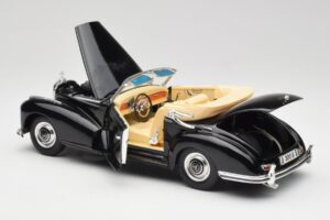 Mercedes 300 S W188 Descapotable Negro Tchibo 1:18 36782 Metal - imagen 5 de 8