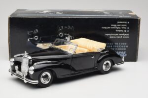 Mercedes 300 S W188 Descapotable Negro Tchibo 1:18 36782 Metal - imagen 8 de 8