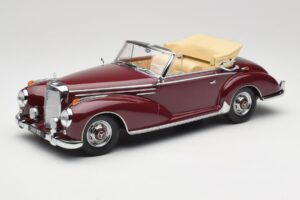 Mercedes 300 SC W188 Descapotable Rojo Oscuro KK-Scale 1:18 KKDC180942 Metal