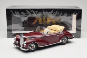 Mercedes 300 SC W188 Descapotable Rojo Oscuro KK-Scale 1:18 KKDC180942 Metal - imagen 6 de 6