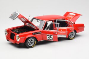Mercedes 300 SEL 6.8 #35 H. Kelleners Hockenheim 1973 Minichamps 1:18 100713435 Metal - imagen 2 de 8