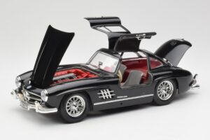 Mercedes 300 SL W198 Negro Bburago 1:18 35791 Metal - imagen 2 de 8