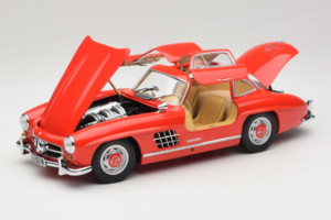 Mercedes 300 SL Gullwing Rojo Minichamps 1:18 180039001 Metal - imagen 2 de 8