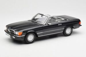 Mercedes 300 SL R107 Negro Pearl Edición Dealer Norev 1:18 B66040678 Metal