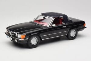 Mercedes 300 SL R107 Negro Norev 1:18 183511 Metal