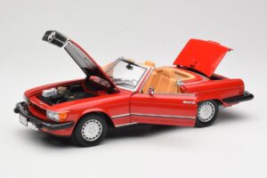Mercedes 300 SL R107 Rojo Norev 1:18 B66040623 Metal - imagen 2 de 8