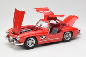 Mercedes 300 SL Rojo Bburago 1:18 3015 Metal - imagen 2 de 8