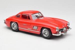 Mercedes 300 SL Rojo Bburago 1:18 3015 Metal - imagen 6 de 8