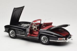 Mercedes 300 SL W198 Roadster Negro Minichamps 1:18 180039036 Metal - imagen 5 de 8