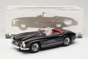 Mercedes 300 SL W198 Roadster Negro Minichamps 1:18 180039036 Metal - imagen 8 de 8