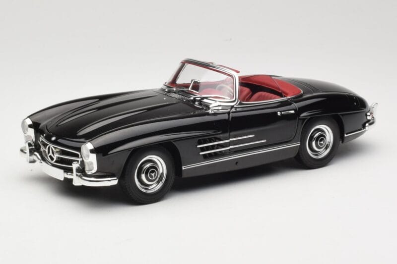 Mercedes 300 SL W198 Roadster Negro Minichamps 1:18 180039036 Metal