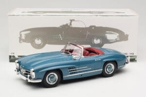 Mercedes 300 SL W198 Roadster Azul Minichamps 1:18 180039035 Metal - imagen 8 de 8