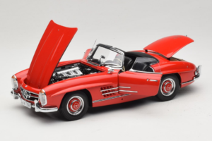 Mercedes 300 SL Roadster Rojo Minichamps 1:18 180039031 Metal - imagen 2 de 8