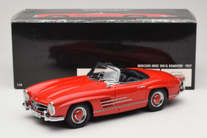 Mercedes 300 SL Roadster Rojo Minichamps 1:18 180039031 Metal - imagen 8 de 8