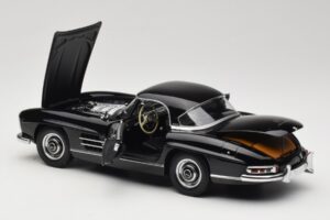 Mercedes 300 SL W198 Roadster With Hardtop Negro Minichamps 1:18 180039040 Metal - imagen 5 de 8