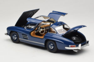 Mercedes 300 SL W198 Azul Norev 1:18 183852 Metal - imagen 5 de 8