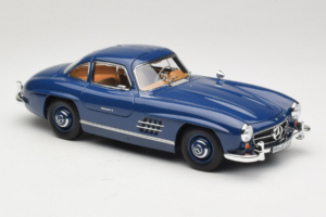 Mercedes 300 SL W198 Azul Norev 1:18 183852 Metal - imagen 6 de 8