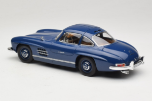 Mercedes 300 SL W198 Azul Norev 1:18 183852 Metal - imagen 7 de 8