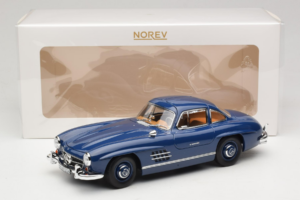 Mercedes 300 SL W198 Azul Norev 1:18 183852 Metal - imagen 8 de 8