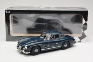 Mercedes 300 SL W198 Gullwing Azul Oscuro Minichamps 1:18 110037216 Metal - imagen 8 de 8