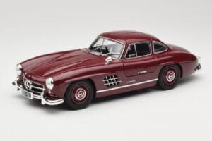Mercedes 300 SL W198 Gullwing Rojo Oscuro Minichamps 1:18 110037218 Metal