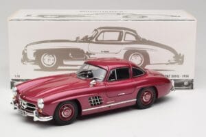 Mercedes 300 SL W198 Rojo Fuego Minichamps 1:18 180039008 Metal - imagen 8 de 8