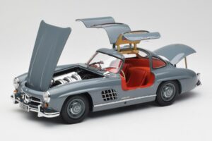 Mercedes 300 SL W198 Graphite Gris Minichamps 1:18 180039005 Metal - imagen 2 de 8