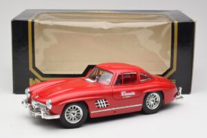 Mercedes 300 SL W198 Red Metallic Bburago 1:18 3013-M1 Metal - imagen 8 de 8