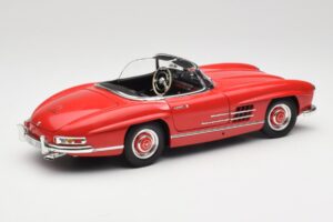 Mercedes 300 SL W198 Roadster Rojo Con Techo Rigido Minichamps 1:18 180039041 Metal - imagen 3 de 8