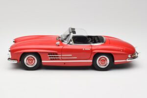 Mercedes 300 SL W198 Roadster Rojo Con Techo Rigido Minichamps 1:18 180039041 Metal - imagen 4 de 8